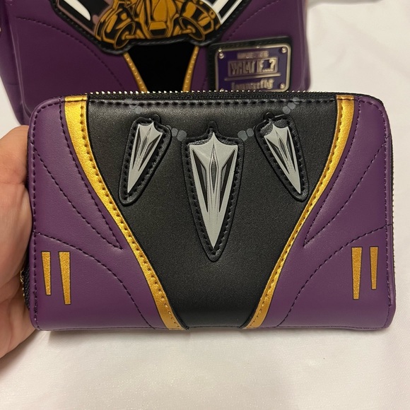 Loungefly What If...Star-Lord T’challa Light Up Mini Backpack and Wallet Set - Picture 13 of 13